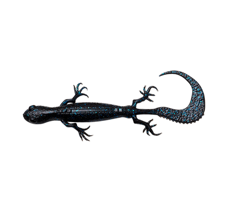 Силіконова приманка Savage Gear 3D Lizard 100m 5.5 g Black & Blue (6 шт./пач.) - 1 Силіконова приманка Savage Gear 3D Lizard 100m 5.5 g Black & Blue (6 шт./пач.) - 1