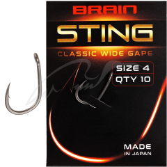 Крючок Brain Sting Classic Wide Gape #4 (10 шт/уп)