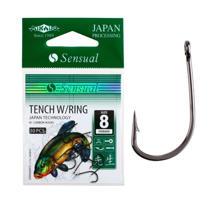 Гачок Mikado Sensual Tench (чорний нікель) № 10 - 1 Гачок Mikado Sensual Tench (чорний нікель) № 10 - 1