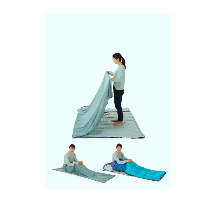 Спальний мішок з капюшоном Nature Hike U280-P з фібер вставкою (190+30)x75см, вага 2кг, 3-8℃ синій - 4 Спальний мішок з капюшоном Nature Hike U280-P з фібер вставкою (190+30)x75см, вага 2кг, 3-8℃ синій - 4