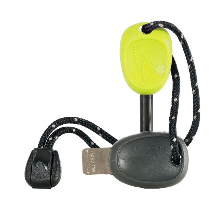2 в 1 - огниво + свисток LIGHT MY FIRE Swedish FireSteel Scout лайм, блистер - 1 2 в 1 - огниво + свисток LIGHT MY FIRE Swedish FireSteel Scout лайм, блистер - 1