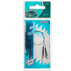 Поводок титановый с застежкой Mikado Jaws Super Strong 35см 23кг 2шт./уп.