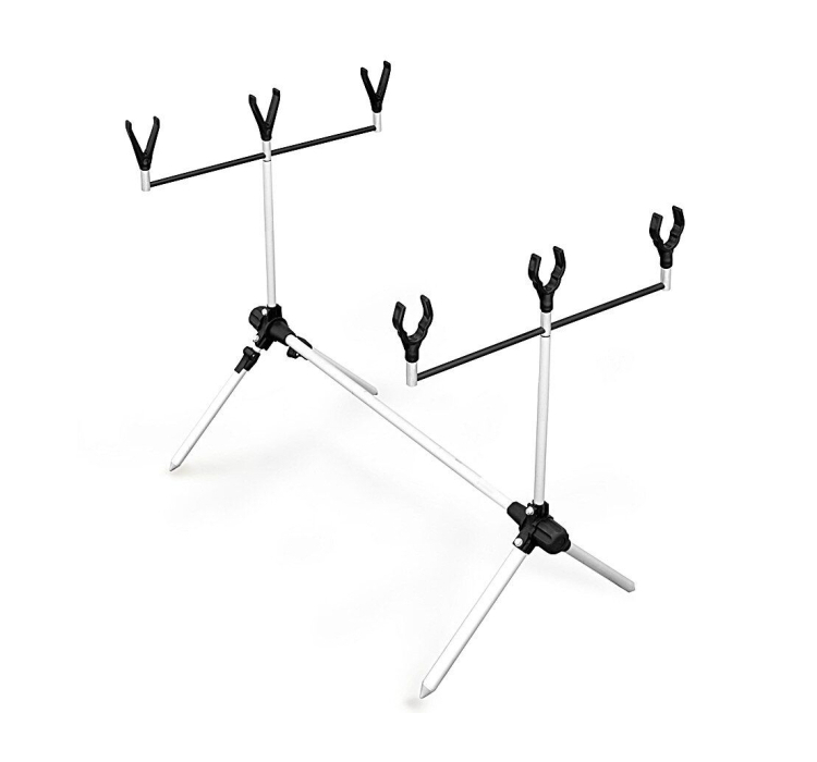 Підставка Lineaeffe Silver Rod Pod для трьох вудилищ довжина 100см - 1 Підставка Lineaeffe Silver Rod Pod для трьох вудилищ довжина 100см - 1
