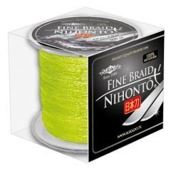 Плетеный шнур Mikado NIHONTO FINE BRAID 300м FLUO желтый 0,20 мм