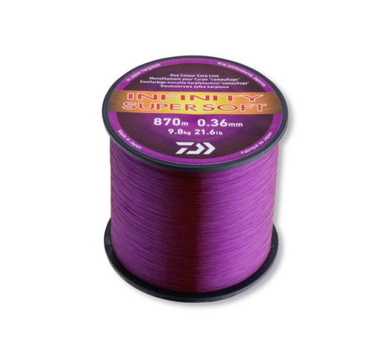 Леска Daiwa Infinity Super Soft 0.33мм 8.3кг 1050м - 1 Леска Daiwa Infinity Super Soft 0.33мм 8.3кг 1050м - 1