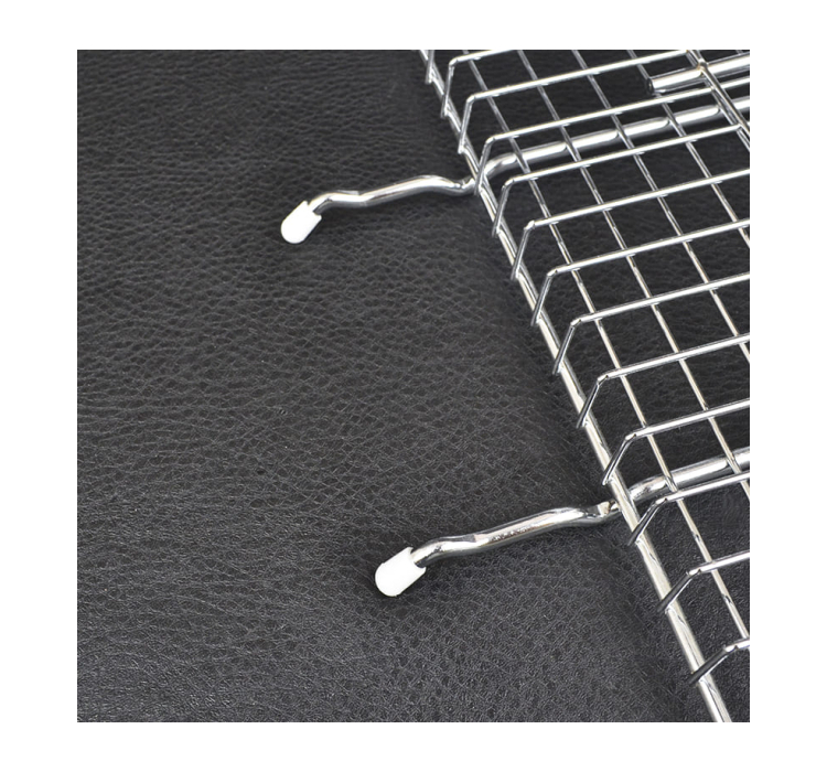 Решітка для гриля подвійна GRILL ME BQ-022 (44х25см), хромована - 6 Решітка для гриля подвійна GRILL ME BQ-022 (44х25см), хромована - 6