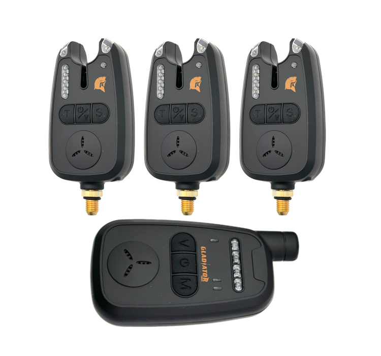 Набір сигналізаторів GLADIATOR RF298 3+1 Black з пейджером Набір сигналізаторів GLADIATOR RF298 3+1 Black з пейджером