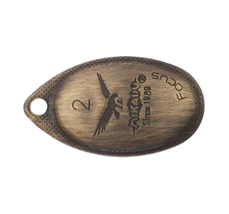 Блешня обертова Mikado FOCUS Old Gold 11 г - 1 Блешня обертова Mikado FOCUS Old Gold 11 г - 1