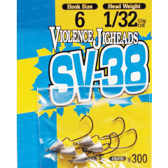 Джиг-голівка Decoy Violence Jighead SV-38 #3 1.8g (5 шт/уп)