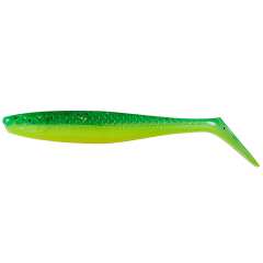 Силіконова приманка DAM Effzett Slim Shad Paddle Tail 10 см uv green/lime (pak 48) (1 шт.)