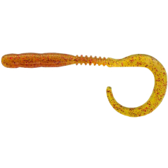 Силиконовая приманка Reins Curly Curly 4" 566 Motor Oil Red Flake (15 шт./пач.)