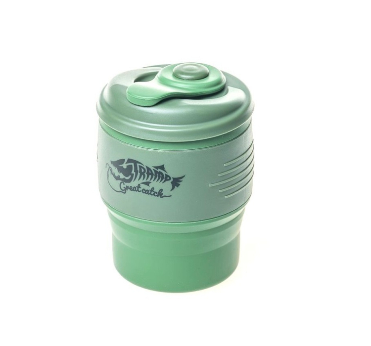 Кружка складная силиконовая Tramp TRC-082-green - 1 Кружка складная силиконовая Tramp TRC-082-green - 1