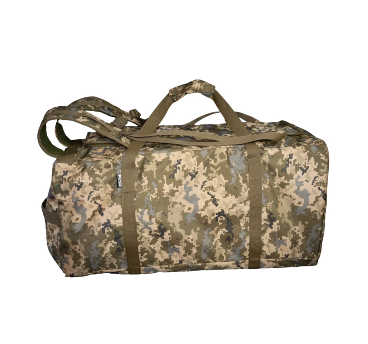 Рюкзак баул 130 літрів Kirasa кордура піксель (Арт KI954) - 1 Рюкзак баул 130 літрів Kirasa кордура піксель (Арт KI954) - 1