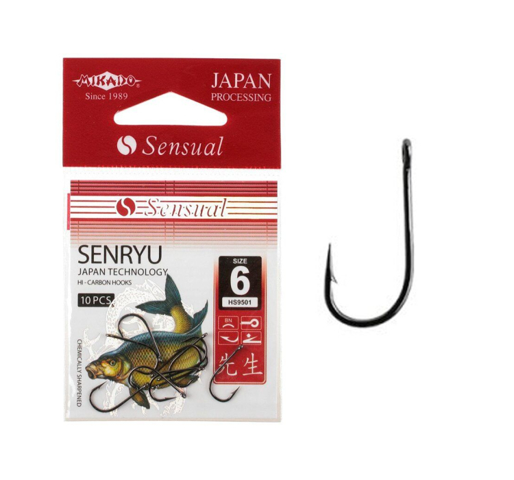 Крючок Mikado Sensual Senryu (черный никель) № 10 - 1 Крючок Mikado Sensual Senryu (черный никель) № 10 - 1