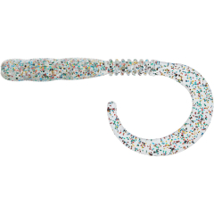 Силиконовая приманка Reins Curly Curly 4" 152 Super Glow All Stars (15 шт./пач.)