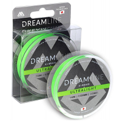 Шнур Mikado Dream Line Ultralight Braid 150м 0,058мм 4,43кг fluo green