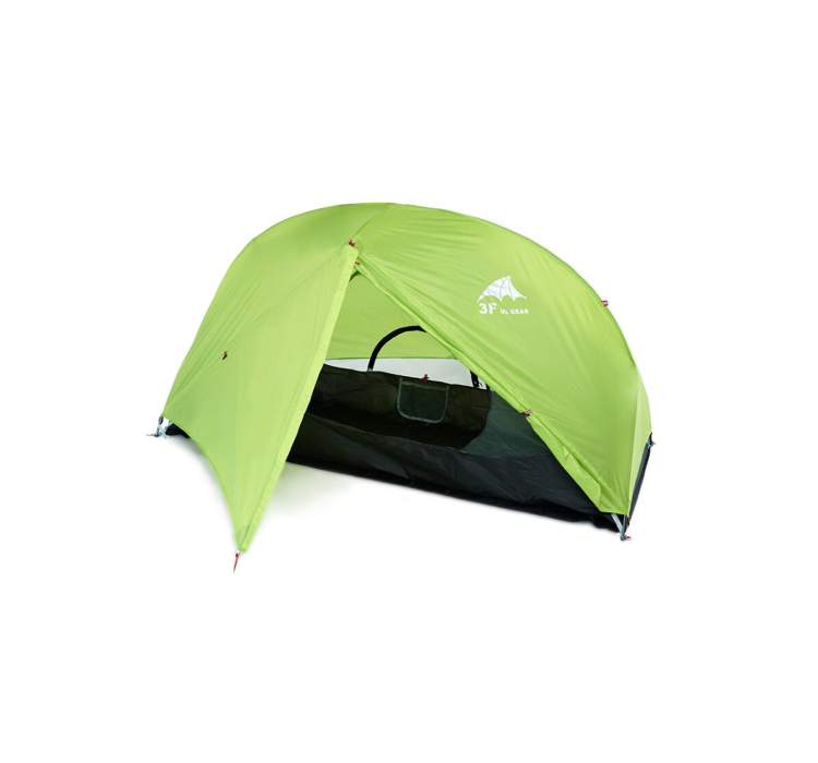 Палатка одноместная 3F Ul Gear Floating Cloud 1 210T 3 season Зеленый - 2 Палатка одноместная 3F Ul Gear Floating Cloud 1 210T 3 season Зеленый - 2