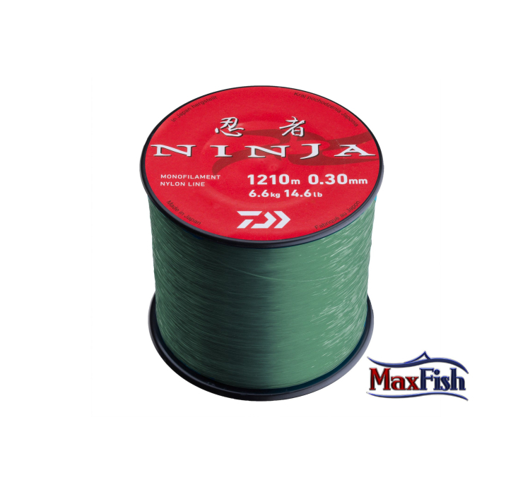 Леска Daiwa Ninja X Line Green 0.23 мм 3.9 кг 2250м - 1 Леска Daiwa Ninja X Line Green 0.23 мм 3.9 кг 2250м - 1
