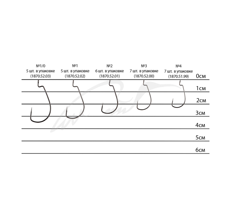 Гачок Select WH-22 #4 (7 шт/уп) - 3 Гачок Select WH-22 #4 (7 шт/уп) - 3
