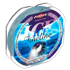 жилка Mikado Fineline Ice 30м 0,08мм 0,95кг (сірий) 1шт. (pack 10)
