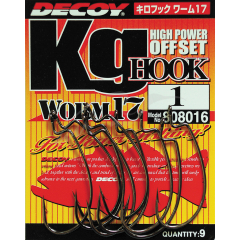 Гачок Decoy Worm17 Kg Hook #5/0 (5 шт/уп)