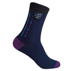Dexshell Waterproof Ultra Flex Socks S шкарпетки водонепроникні чорно-фіолетові