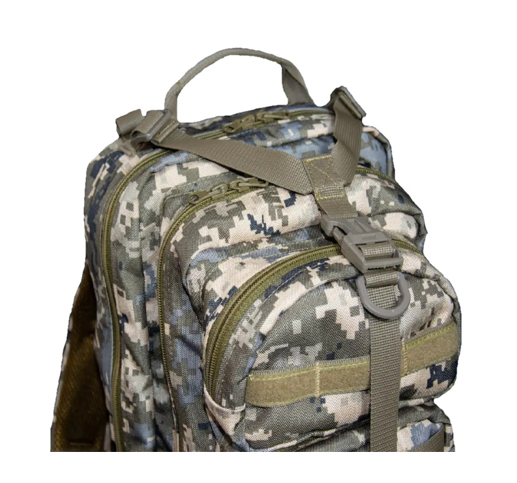Рюкзак тактичний 35 літрів Kirasa кордура піксель (Арт KI940) Рюкзак тактичний 35 літрів Kirasa кордура піксель (Арт KI940)