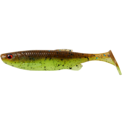 Силиконовая приманка Savage Gear Fat Minnow T-Tail 75mm 5.0g Chartreuse Pumpkin (поштучно) (1 шт.)