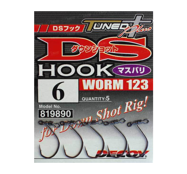 Гачок Decoy Worm123 DS Hook Masubari #5 (5 шт/уп) - 1 Гачок Decoy Worm123 DS Hook Masubari #5 (5 шт/уп) - 1