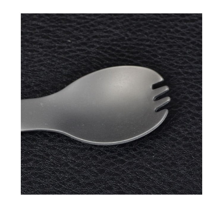 2 в 1 ложка + виделка алюмінієва, складна Alocs TW-104 - 6 2 в 1 ложка + виделка алюмінієва, складна Alocs TW-104 - 6