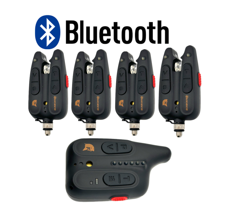 Набір сигналізаторів GLADIATOR BL1518 4+1 Black з пейджером+BLUETOOTH Набір сигналізаторів GLADIATOR BL1518 4+1 Black з пейджером+BLUETOOTH