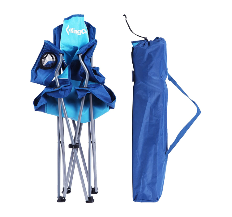 Шезлонг KingCamp Arms Chairin Steel (KC3818) Blue - 5 Шезлонг KingCamp Arms Chairin Steel (KC3818) Blue - 5