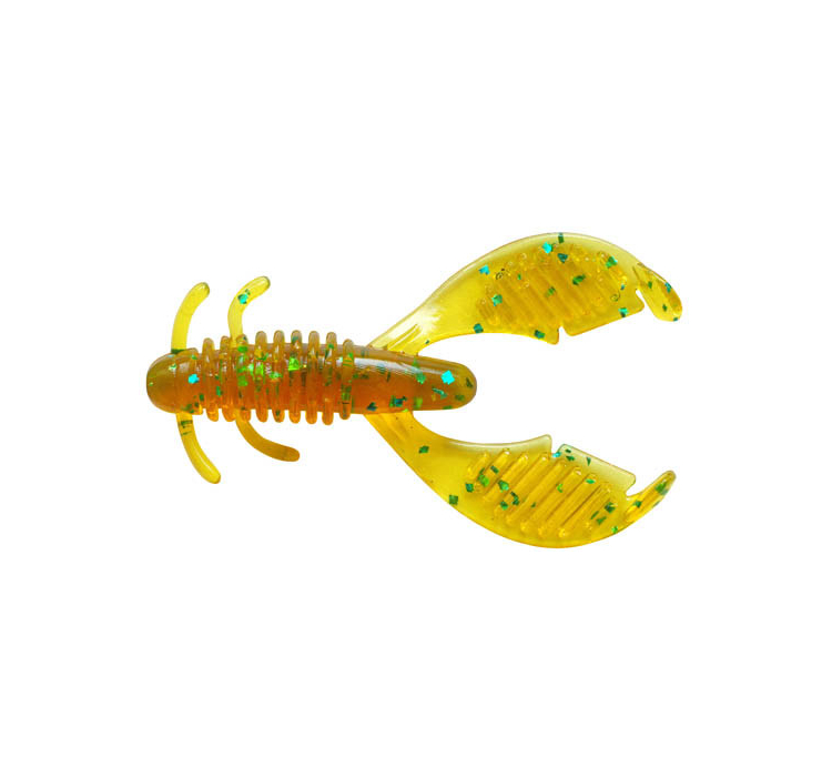 Силіконова приманка Reins AX Craw Mini 2" 565 Motoroil Green Flake (12 шт./пач.) - 1 Силіконова приманка Reins AX Craw Mini 2" 565 Motoroil Green Flake (12 шт./пач.) - 1