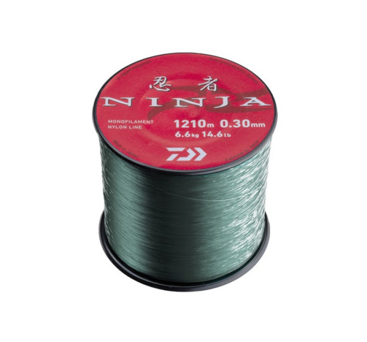 Леска Daiwa Ninja X Line Green 0.30 мм 6.6 кг 1210м - 1 Леска Daiwa Ninja X Line Green 0.30 мм 6.6 кг 1210м - 1