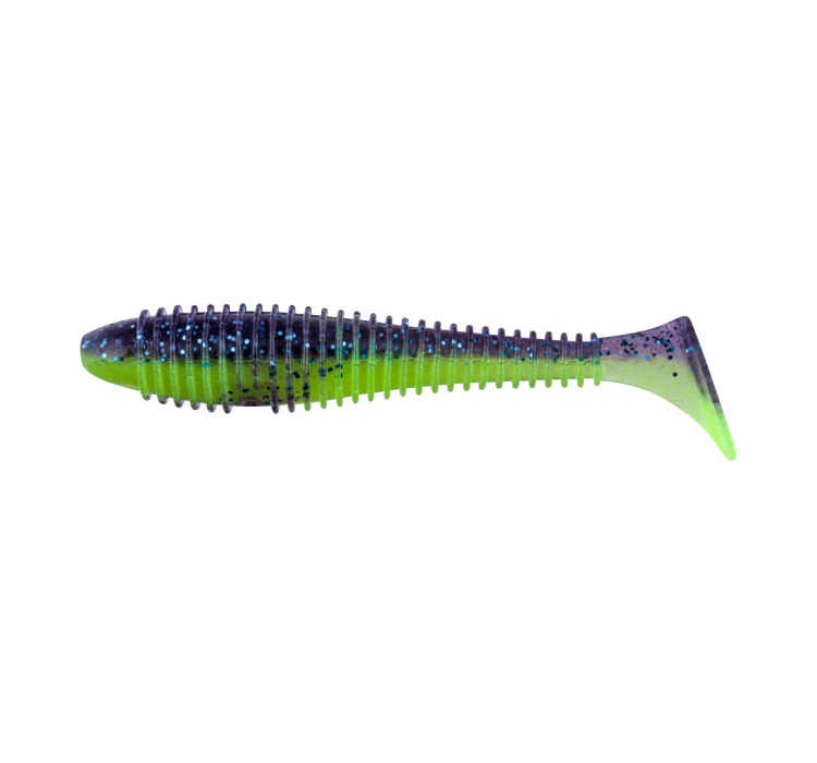 Силиконовая приманка Keitech Swing Impact FAT 7.8" (2 шт./пач.) ц:pal#06 violet lime berry - 1 Силиконовая приманка Keitech Swing Impact FAT 7.8" (2 шт./пач.) ц:pal#06 violet lime berry - 1