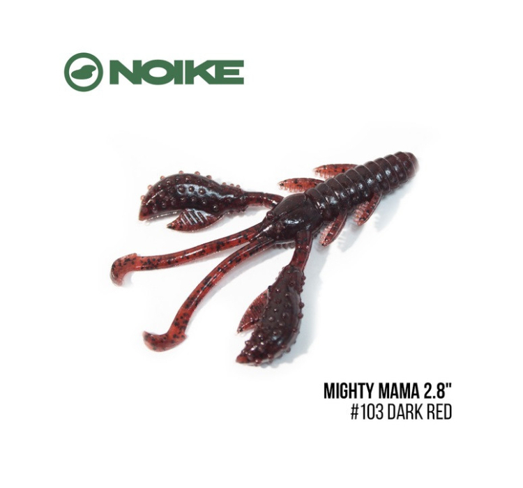 Силиконовая приманка Noike Mighty Mama 2.8" (7 шт.) Anton103 Dark Red) - 1 Силиконовая приманка Noike Mighty Mama 2.8" (7 шт.) Anton103 Dark Red) - 1