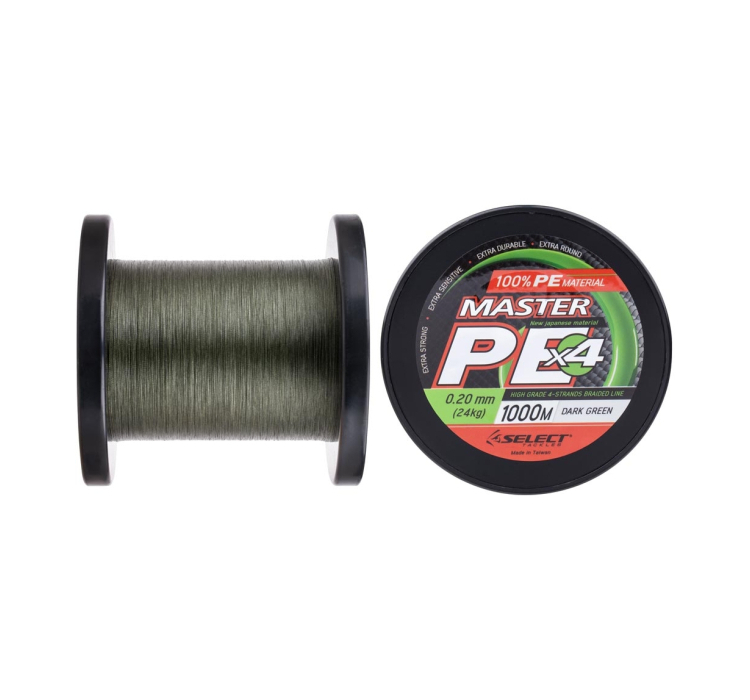 Шнур Select Master PE 1000m (темн.-зел.) 0.18mm 21kg - 1 Шнур Select Master PE 1000m (темн.-зел.) 0.18mm 21kg - 1