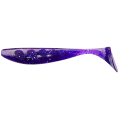 Силіконова приманка FishUP Wizzle Shad 5"" #060 - Dark Violet/Peacock & Silver (4шт/уп)