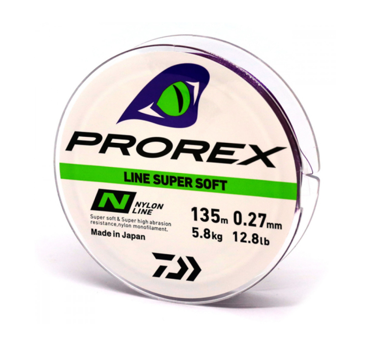 Жилка Daiwa Prorex Line Super Soft 0.16мм 2.2кг 135м - 1 Жилка Daiwa Prorex Line Super Soft 0.16мм 2.2кг 135м - 1