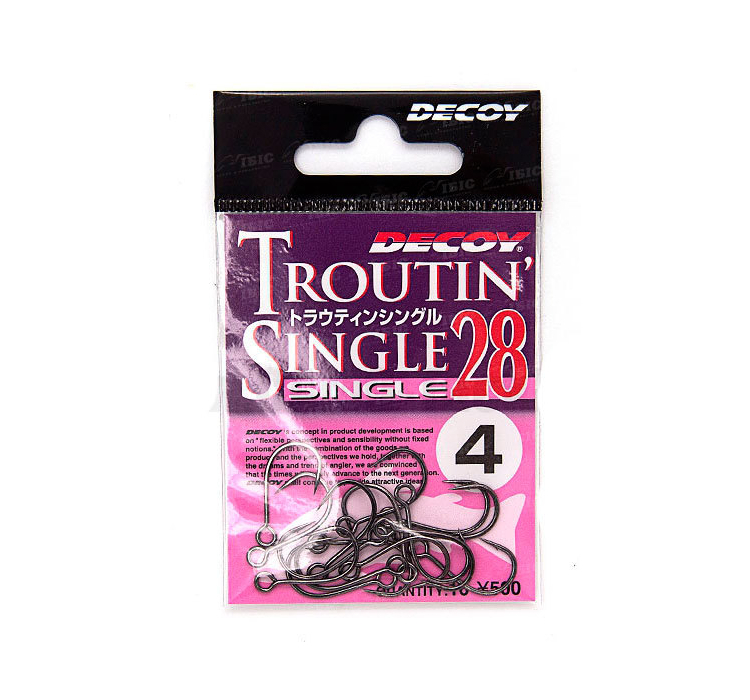 Гачок Decoy Single28 Troutin Single #8 (16 шт/уп) - 1 Гачок Decoy Single28 Troutin Single #8 (16 шт/уп) - 1