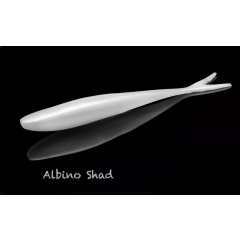 Силіконова приманка Lunker City Freaky Fish 8/BG 4.5" #036 Albino Shad (8 шт.)