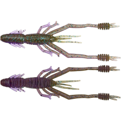 Силиконовая приманка Reins Ring Shrimp 4" 060 Onga River Moneybait (6 шт./пач.)
