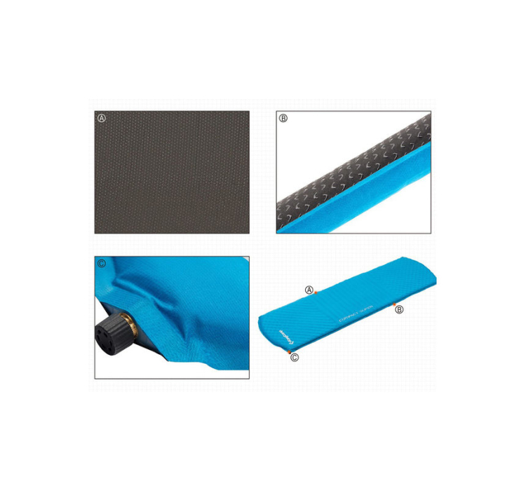 Коврик самонадувающий KingCamp Wave Super (KM3548) Red - 4 Коврик самонадувающий KingCamp Wave Super (KM3548) Red - 4