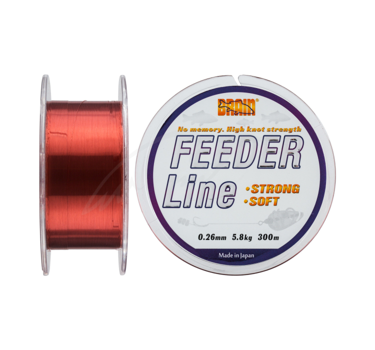 Жилка Brain Feeder 300 м 0,26 мм #2.5 - 1 Жилка Brain Feeder 300 м 0,26 мм #2.5 - 1