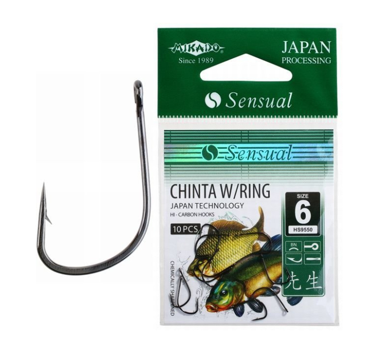 Крючки Mikado SENSUAL CHINTA (черный никель) № 12 - 1 Крючки Mikado SENSUAL CHINTA (черный никель) № 12 - 1