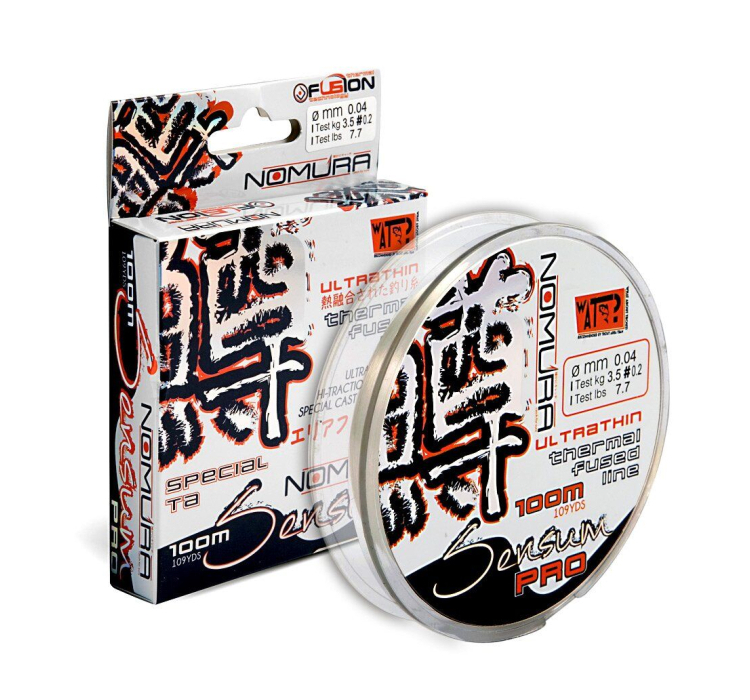 Шнур Nomura Sensum PRO Ultrathin 100м(109yds) 0.10мм 6.3кг колір-translucent white (напівпроз.білий) - 1 Шнур Nomura Sensum PRO Ultrathin 100м(109yds) 0.10мм 6.3кг колір-translucent white (напівпроз.білий) - 1