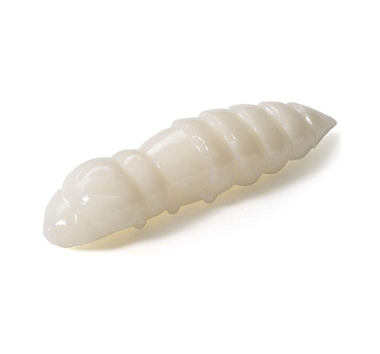 Силиконовая приманка FishUP Pupa 1.2"" cheese taste #009 - White (10шт/уп) - 1 Силиконовая приманка FishUP Pupa 1.2"" cheese taste #009 - White (10шт/уп) - 1