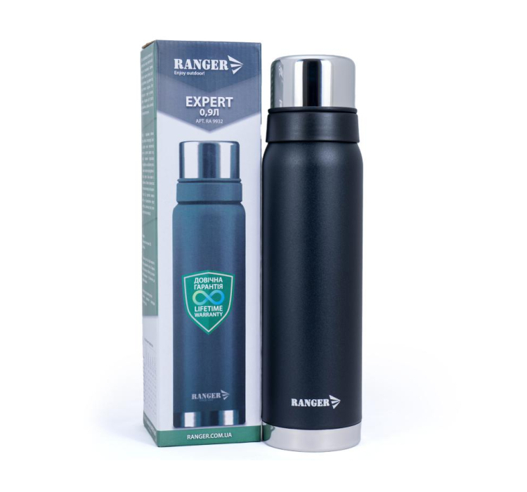 Термос Ranger Expert 0,9 L Black (Арт. RA 9932) - 1 Термос Ranger Expert 0,9 L Black (Арт. RA 9932) - 1