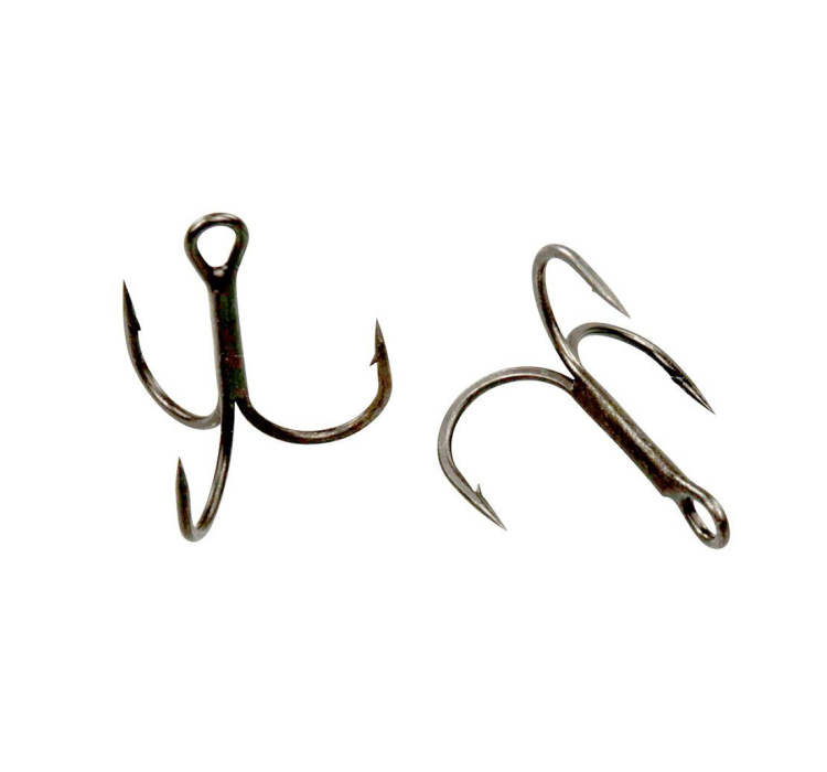 Крючок-тройник DAM Effzet Y-Treble №8 8шт. (dark grey) - 1 Крючок-тройник DAM Effzet Y-Treble №8 8шт. (dark grey) - 1