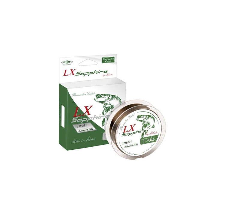 Жилка Mikado Lx Sapphire Pike 150м 0,25мм 8,4кг (оливкова) - 1 Жилка Mikado Lx Sapphire Pike 150м 0,25мм 8,4кг (оливкова) - 1